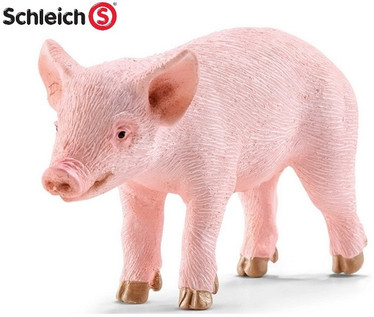 Schleich Farm World -vaaleanpunainen pieni Porsas