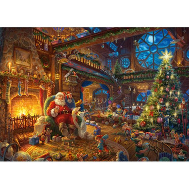 Schmidt Thomas Kinkade: Santa Claus and His Elves Limited Edition 1000