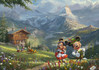 Schmidt,T.Kinkade, Disney Mickey&Minnie in the Alps palapeli, 1000 paöaa