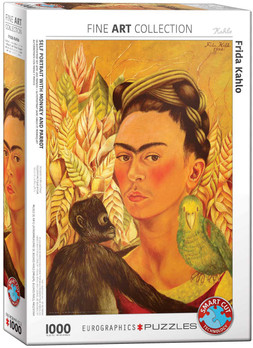 Eurographics Self Portrait with Monkey and Parrot palapeli 1000 palaa