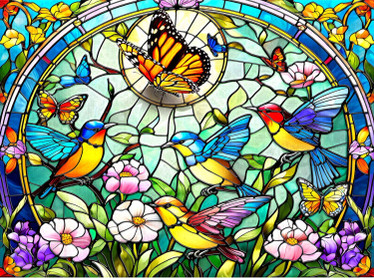 SunsOut Songbirds and Butterflies palapeli 1000 palaa