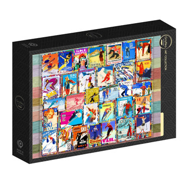 Grafika Ski Stamp Posters palapeli 500 palaa