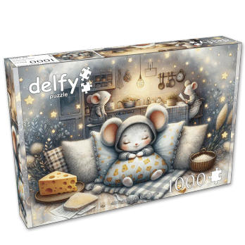 Delfy Snuggled in Comfort palapeli 1000 palaa