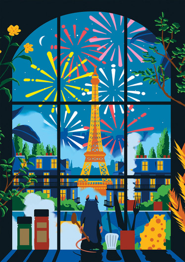 Hachette Sous le Ciel de Paris palapeli 500 palaa