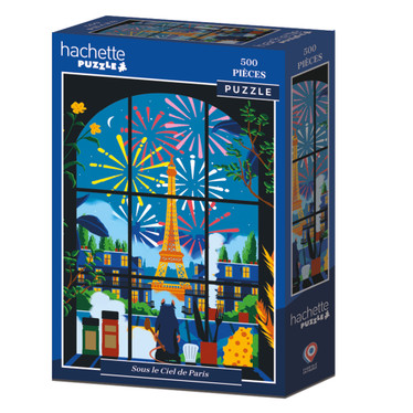 Hachette Sous le Ciel de Paris palapeli 500 palaa