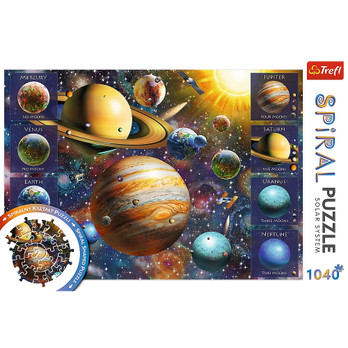 Trefl Spiral Puzzle - Solar system palapeli 1040 palaa