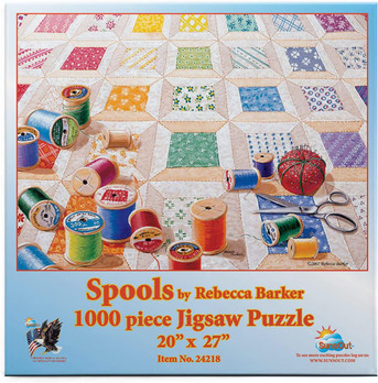 Sunsout Spools by Rebecca Barker palapeli 1000 palaa