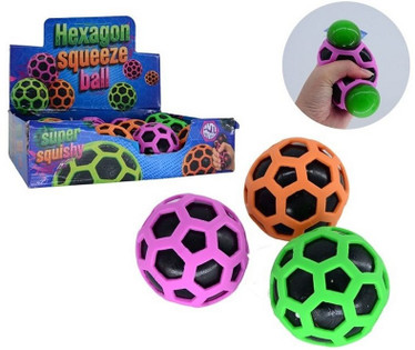 Fidget Hexagon squeeze ball 8 cm