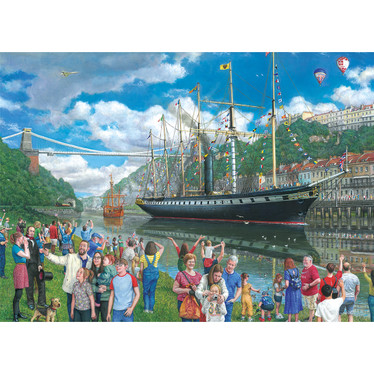 Gibsons SS Great Britain: An Imagined Odyssey palapeli 1000 palaa