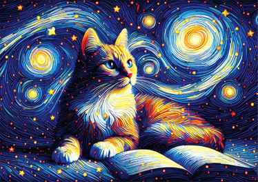 YAZZ Starry Cat palapeli 1000 palaa