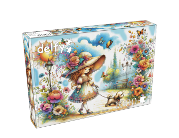 Delfy Stroll through time palapeli 1000 palaa