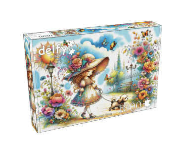 Delfy Stroll through time palapeli 1000 palaa