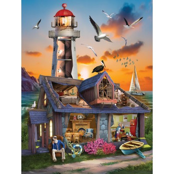 SunsOut XXL Pieces - Lighthouse Keeper's House palapeli 300 palaa