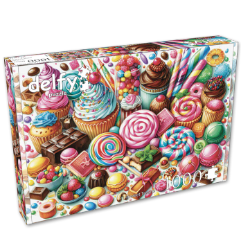 Delfy Sweet Treats palapeli 1000 palaa