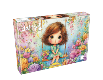 Delfy Swing among Blossoms palapeli 1000 palaa