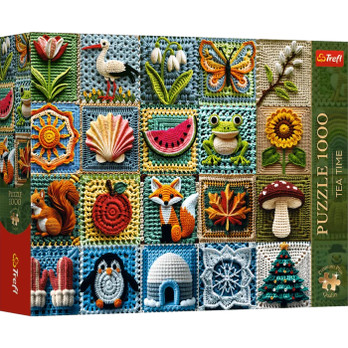 Trefl Tea Time - Crochet - Four Seasons palapeli 1000 palaa