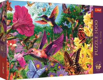Trefl Tea Time: Kolibri-Garten palapeli 1000 palaa