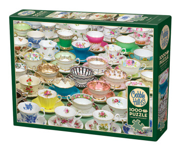 Cobble Hill Teacups palapeli 1000 palaa