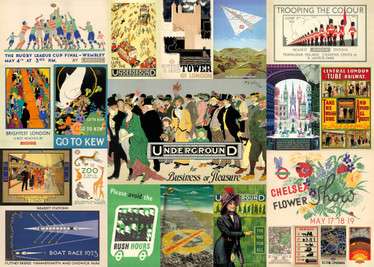Gibsons TfL Heritage Posters palapeli 1000 palaa