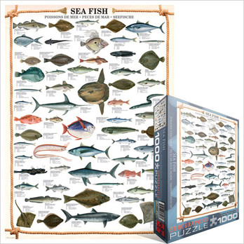 Eurographics The fishes palapeli 1000 palaa