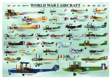 .Eurographics The Planes of the 1st World War palapeli 1000 palaa