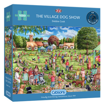 Gibsons, Debbie Cook, The Village Dog Show palapeli 1000 palaa