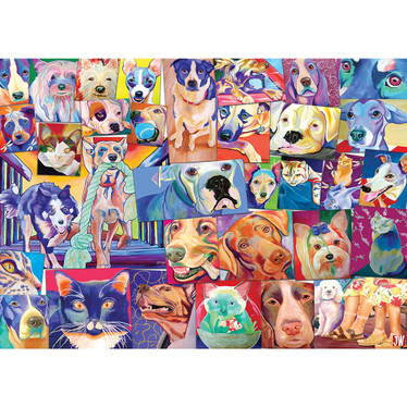 Gibsons The World of Cats & Dogs palapeli 1000 palaa