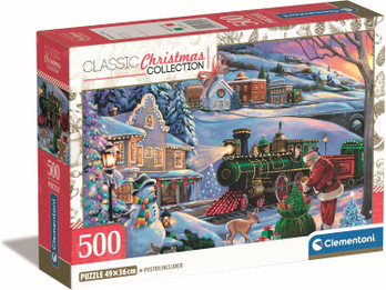 Clementoni, Christmas Train palapeli 500 palaa