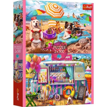 Trefl Summer time palapeli 2 x 500 palaa