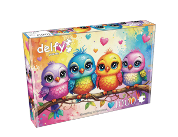 Delfy Tweeting in Harmony palapeli 1000 palaa