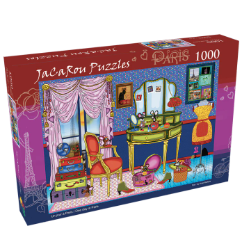 JaCaRou Par/by Anie Maltais One day in Paris palapeli 1000 palaa