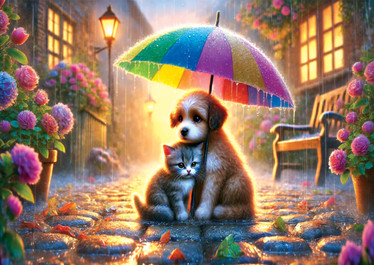 Jazz Under Umbrella palapeli 1000 palaa