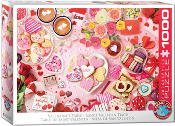 Eurographics Valentine's Table palapeli 1000 palaa