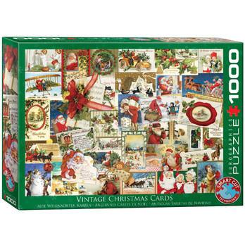 Eurographics Vintage Christmas Cards palapeli 1000 palaa