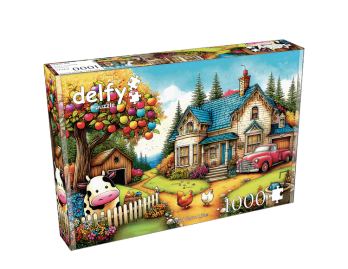 Delfy Vivid Farm life palapeli 1000 palaa