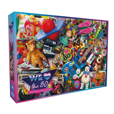 Gibsons We Love the 80s palapeli 1000 palaa