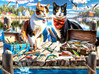 SunsOut Wharf Cats palapeli 1000 palaa