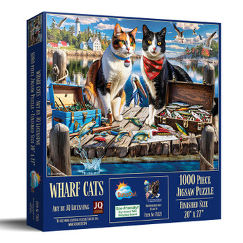 SunsOut Wharf Cats palapeli 1000 palaa