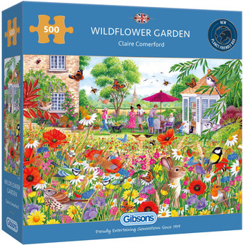 Gibsons, Claire Comerford,  Wildflower Garden palapeli 500 palaa