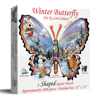 SunsOut, Lori Schory, Winter Butterfly palapeli 1000 palaa