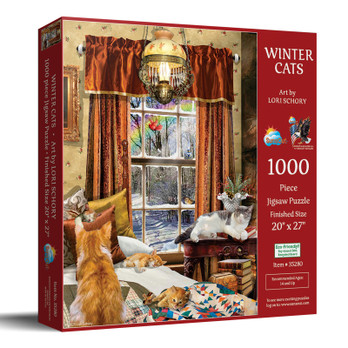 SunsOut Winter Cats palapeli 1000 palaa