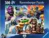  Ravensburger Star Wars Mandalorian and Grogu palapeli 500 palaa
