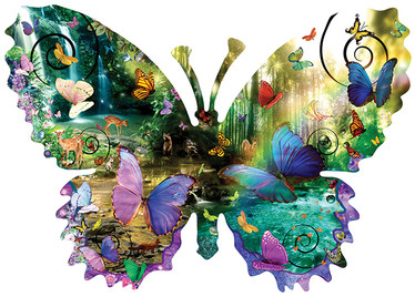 SunsOut Alixandra Mullins - Forest Butterfly palapeli 1000 XXL palaa