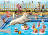 Eurographics XXL Pieces Crazy pool day by Lucia Heffer palapeli 500