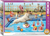 Eurographics XXL Pieces Crazy pool day by Lucia Heffer palapeli 500