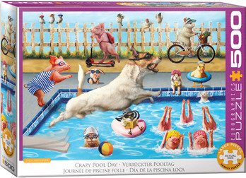 Eurographics XXL Pieces Crazy pool day by Lucia Heffer palapeli 500