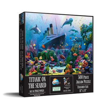 SunsOut XXL Pieces - Titanic on the Sea Bed palapeli 500 palaa
