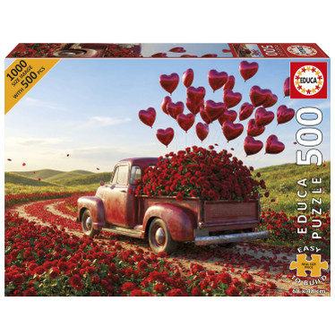 Educa  Valentine's Pickup palapeli 500 XXL palaa