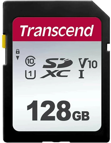 Transcend 128GB, UHS-I, SD flash-muisti SDXC NAND Luokka 10