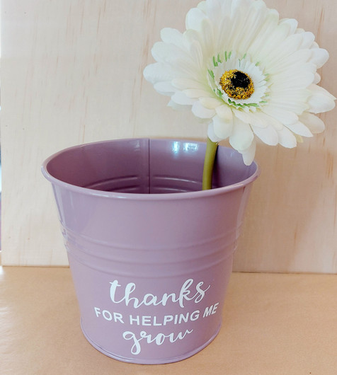 Thanks for helping me grow - sinkkiruukku (eri värisiä)